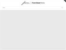 Tablet Screenshot of frontstreetmedia.com